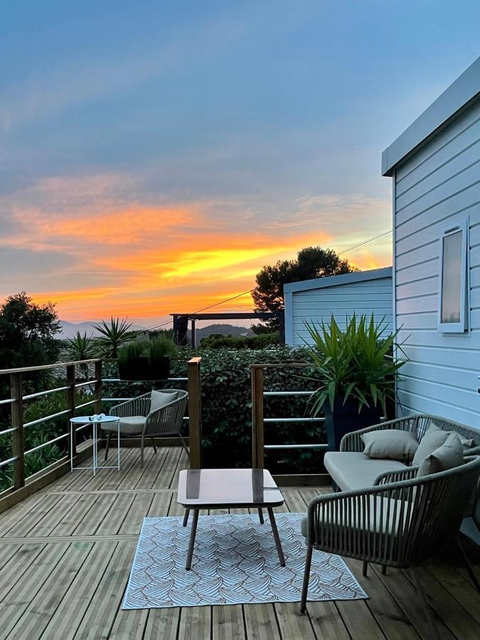 Mobil Home Superbe Vue Mer St Raphael Saint-Raphaël Dış mekan fotoğraf